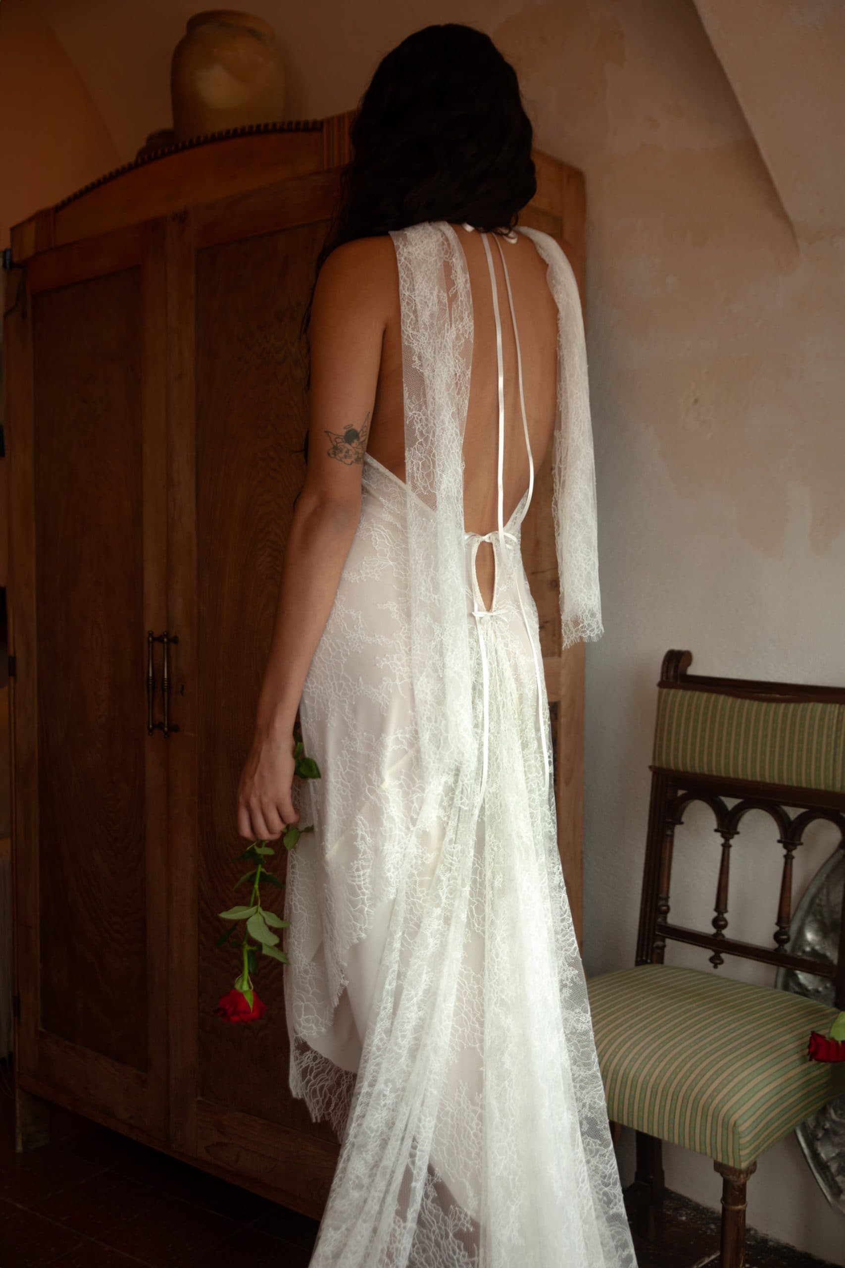 Halter Lace Dress