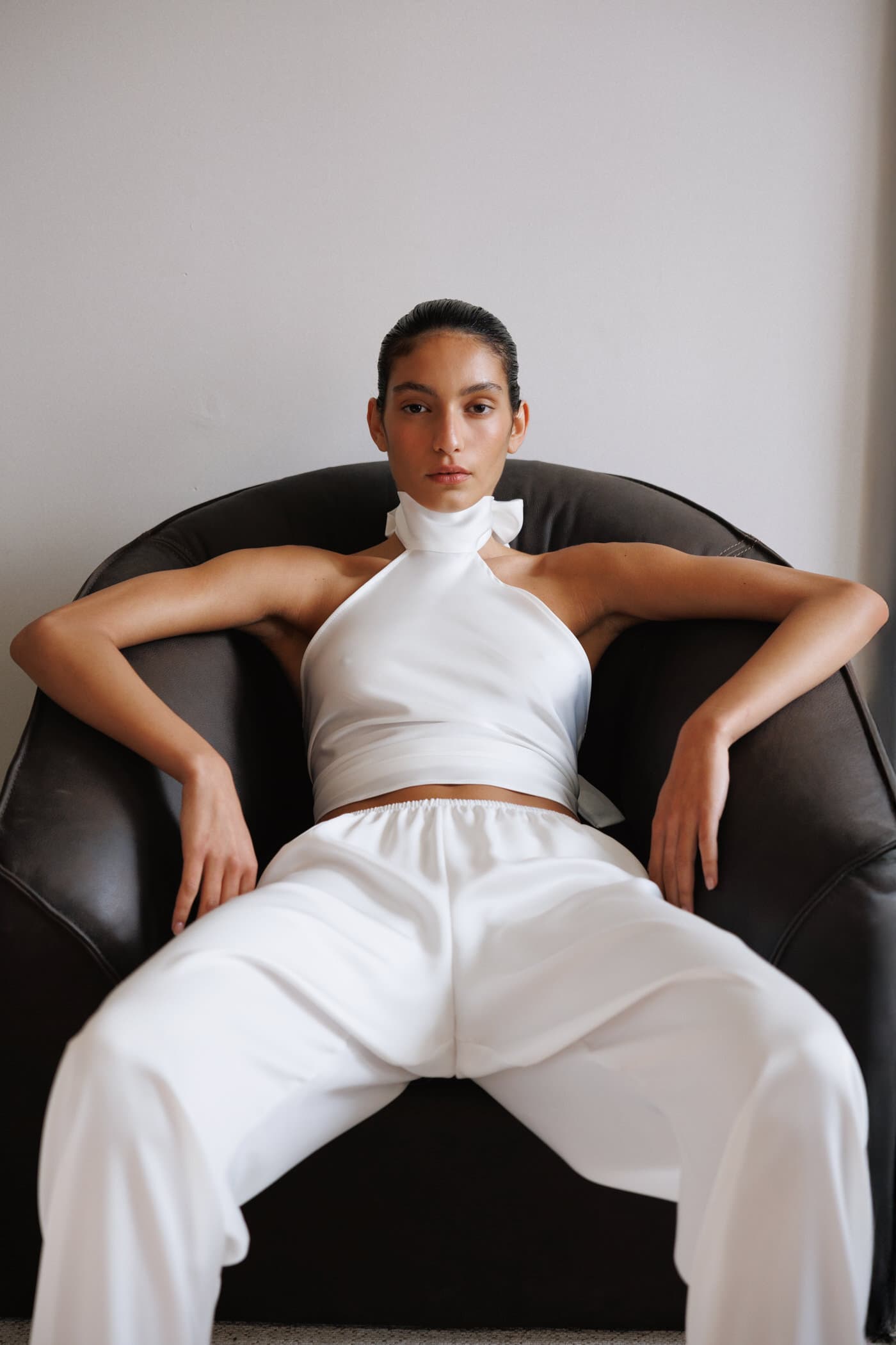 Glamour Top - White