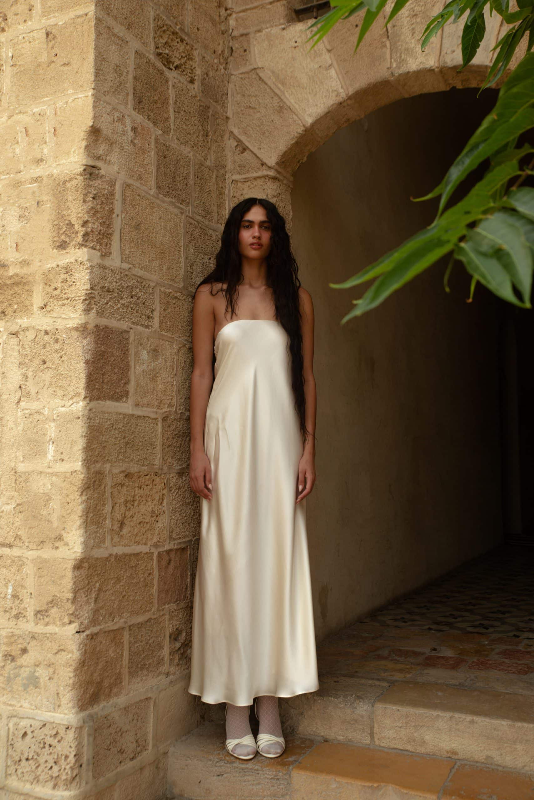 Strapless Dress Silk